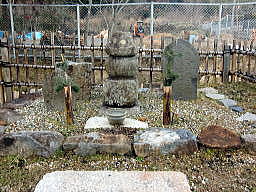塔頭・龍蔵院横の墓石