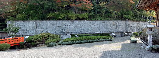 仏伝図石像レリーフ
